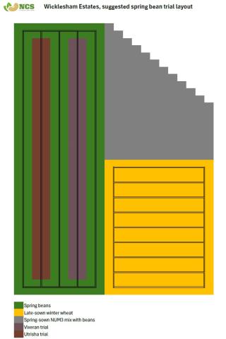 Wicklesham Estates trial layout